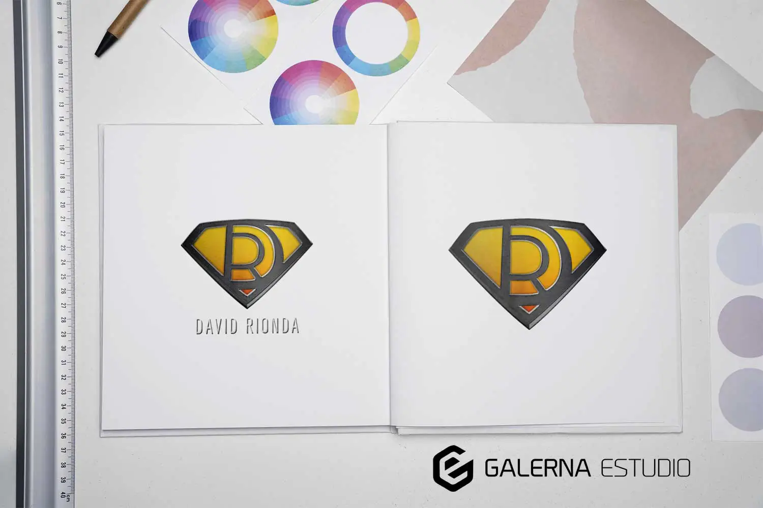 Diseño imagen corporativa David Rionda Asturias
