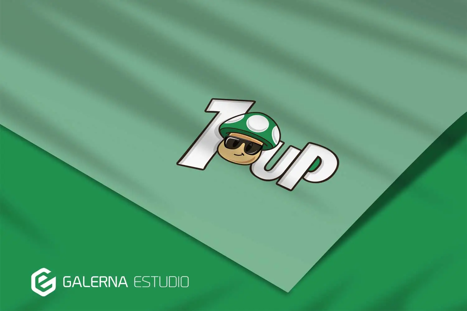 Creación imagen corporativa 1up Cash, tienda videojuegos