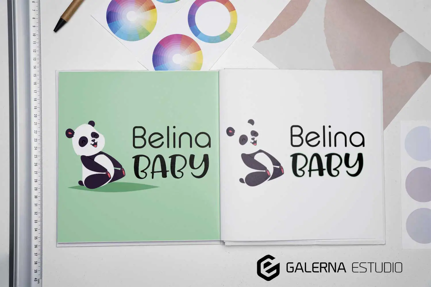 Creación logotipo profesional papelería Belina Baby