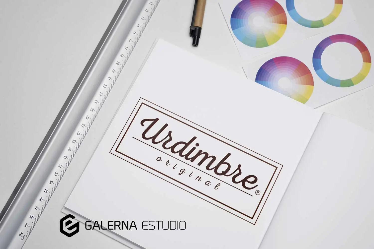 Creación logotipo profesional Urdimbre bolsos artesanales