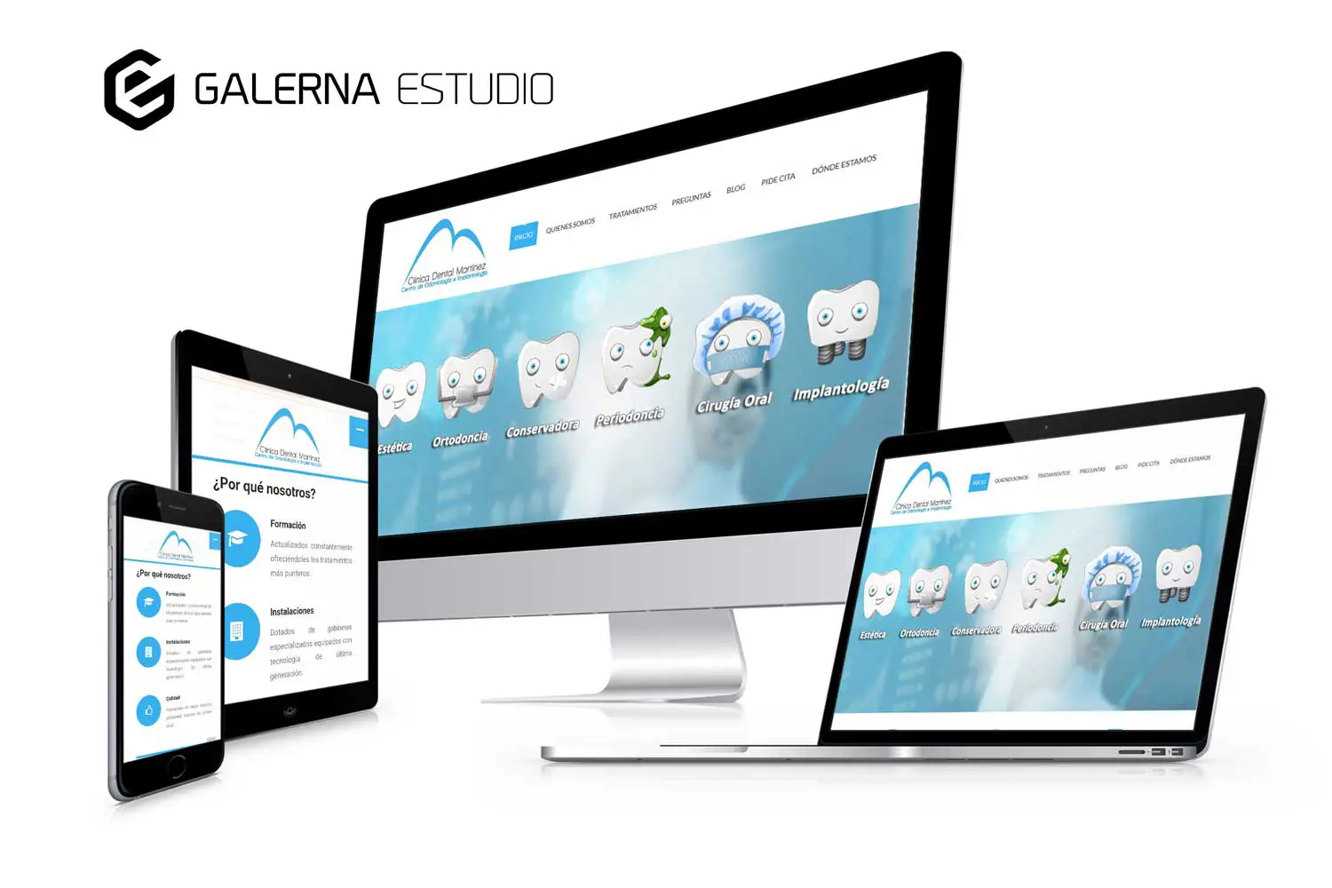 Diseño web profesional Wordpress Clínica Dental Martínez Oviedo
