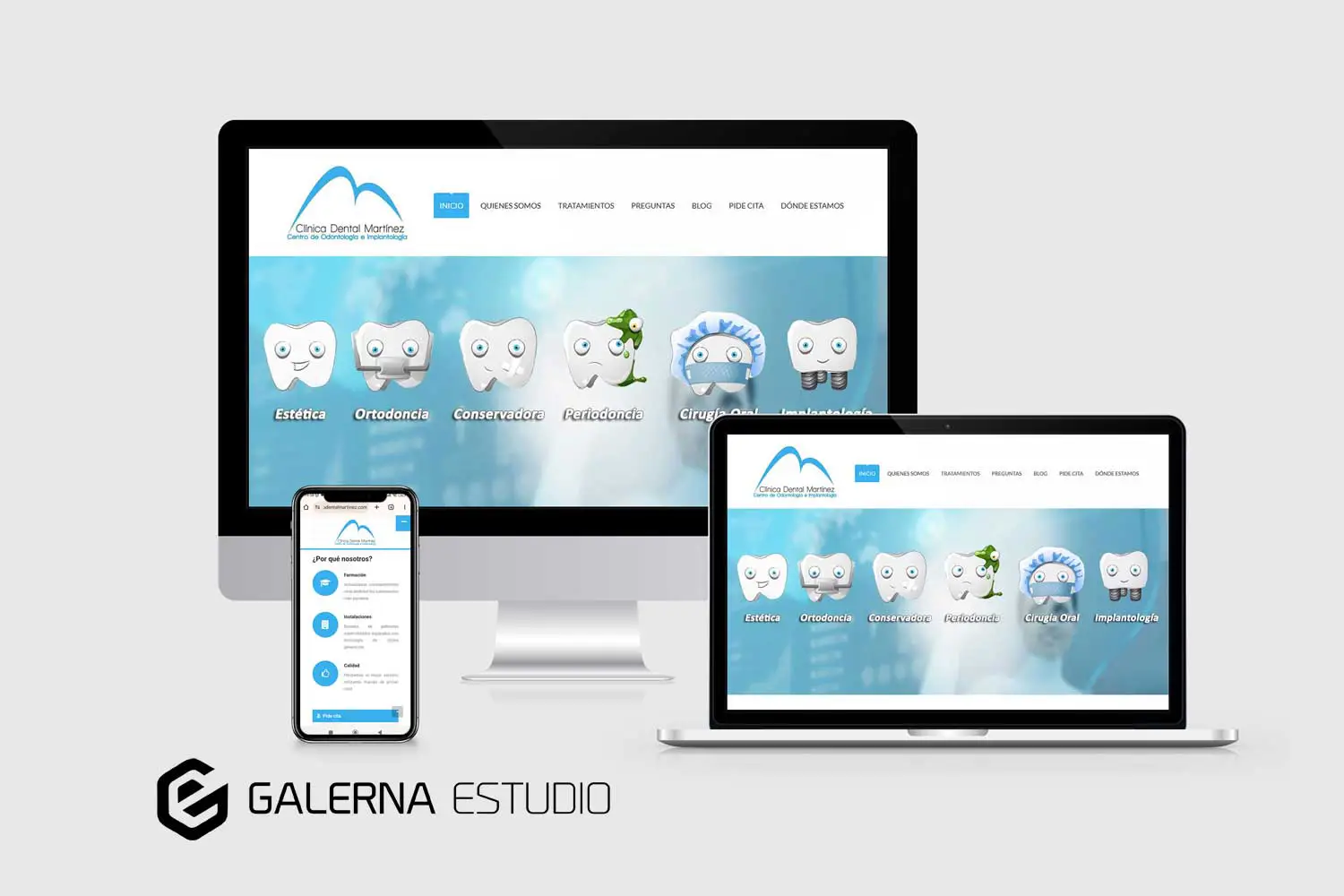 Mantenimiento web Wordpress Clínica Dental Martínez