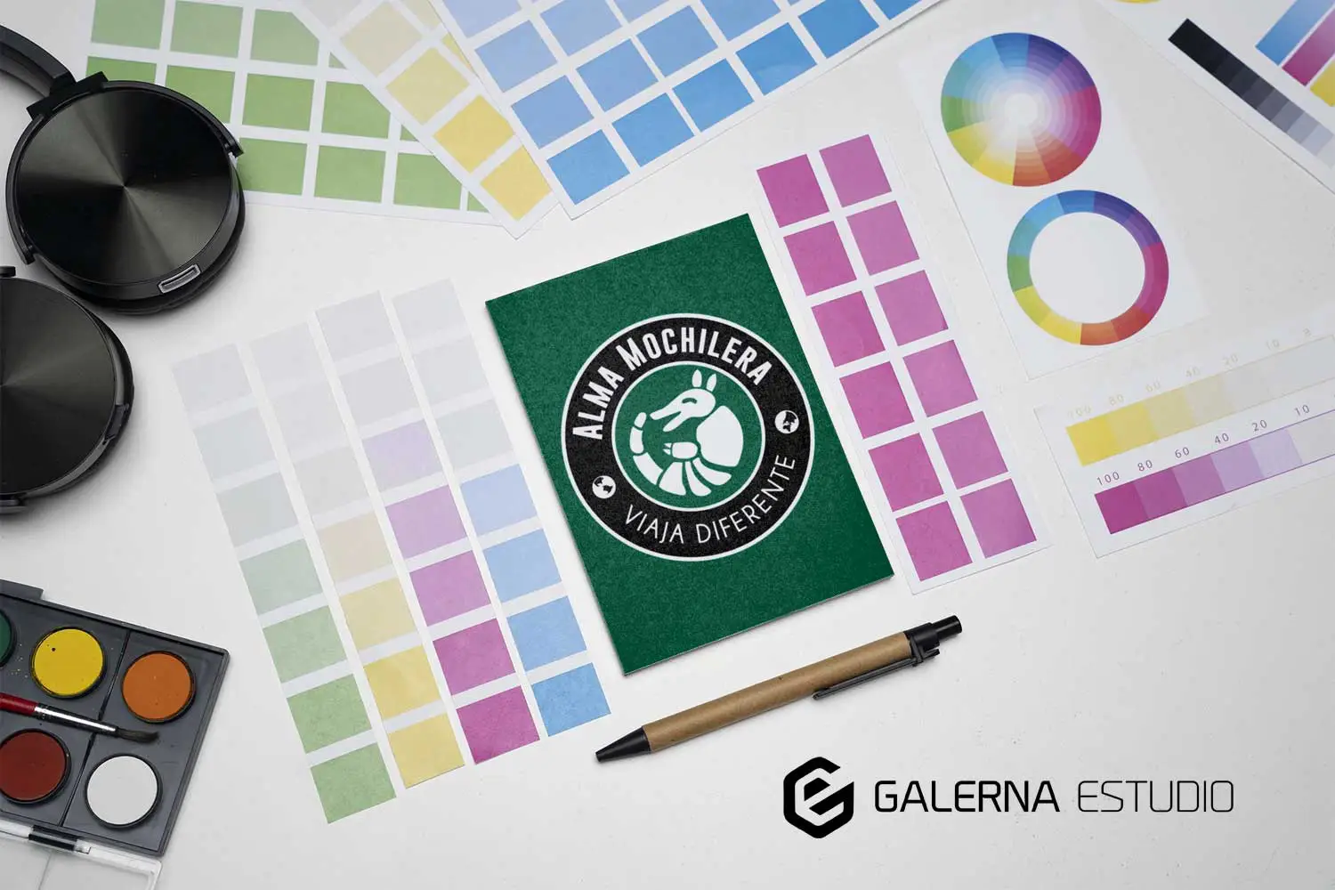 Diseño logotipo a medida Alma Mochilera