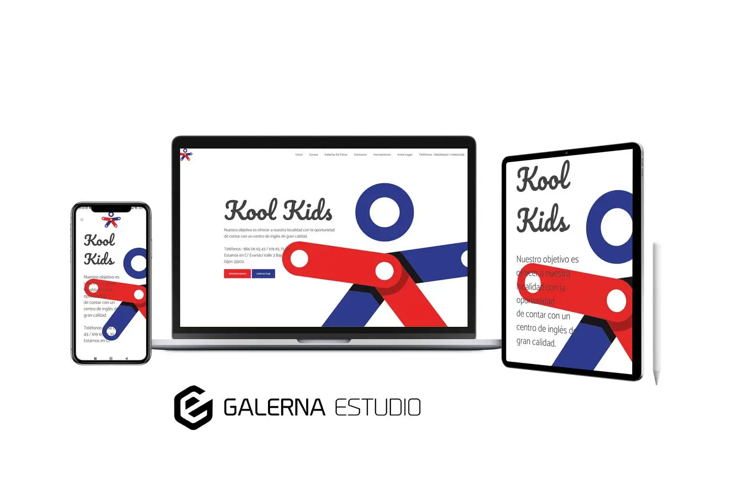 Creación página web WordPress responsive Kool Kids