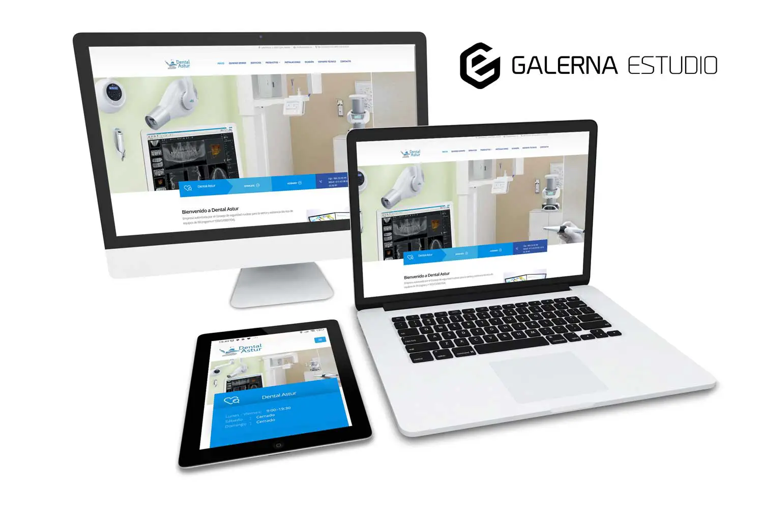 Mantenimiento web WordPress empresa productos dentales