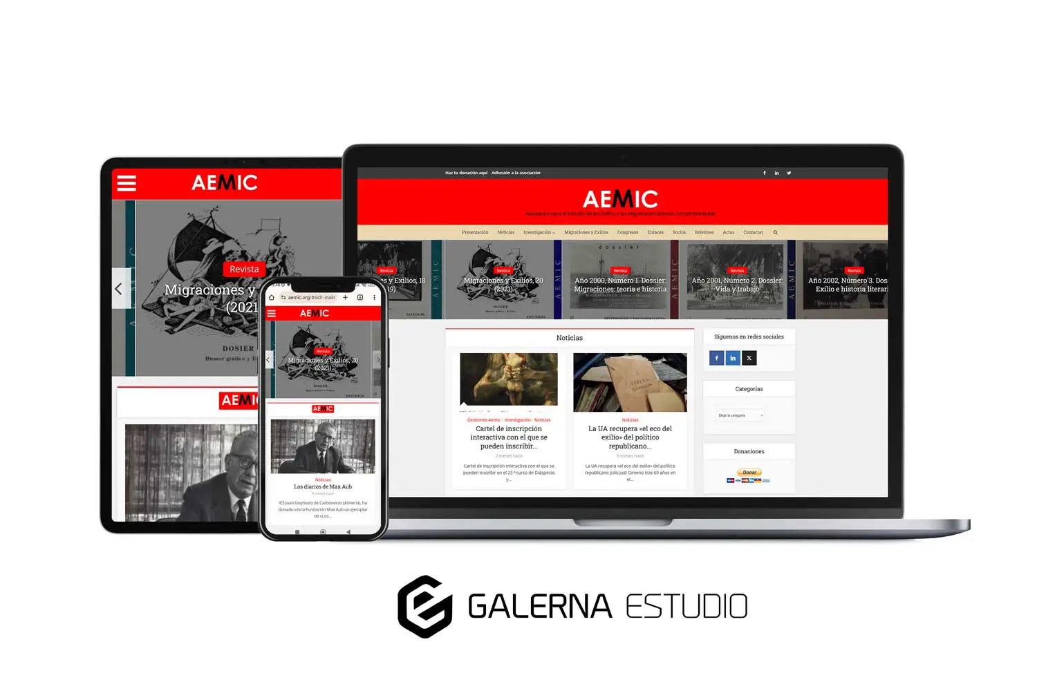 Mantenimiento web WordPress para AEMIC y rendimiento continuo