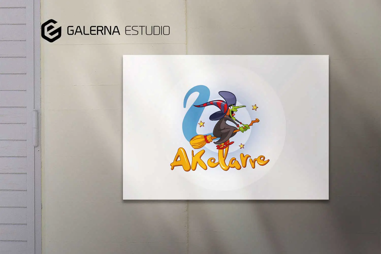 Diseño de logo personalizado para administración de lotería Akelarre