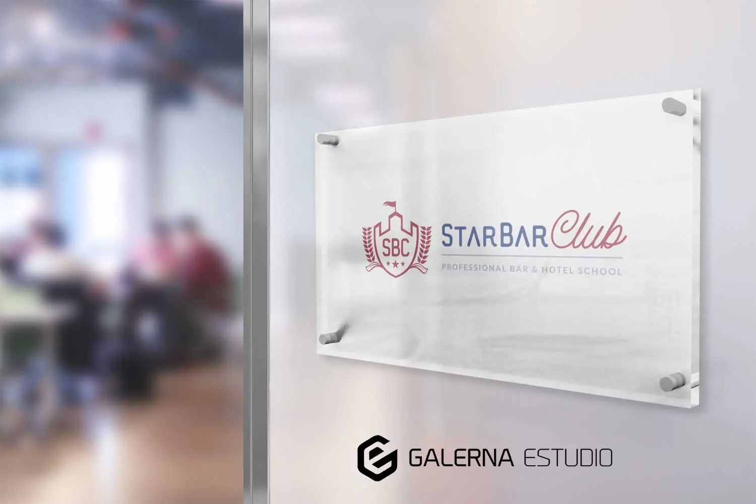 Creación identidad visual StarBar Club hostelería hotelería