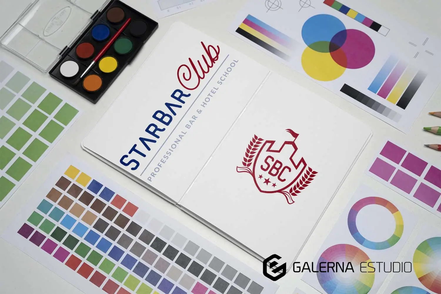 Diseño logotipo profesional StarBar Club