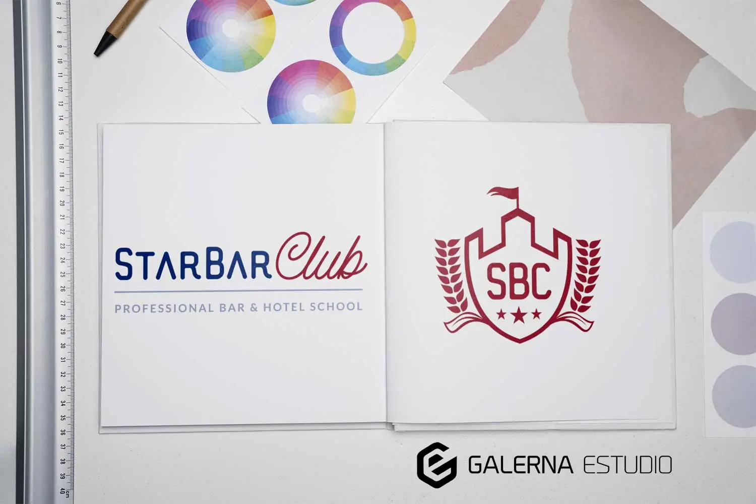 Logotipo a medida para StarBar Club, formación profesional en hostelería