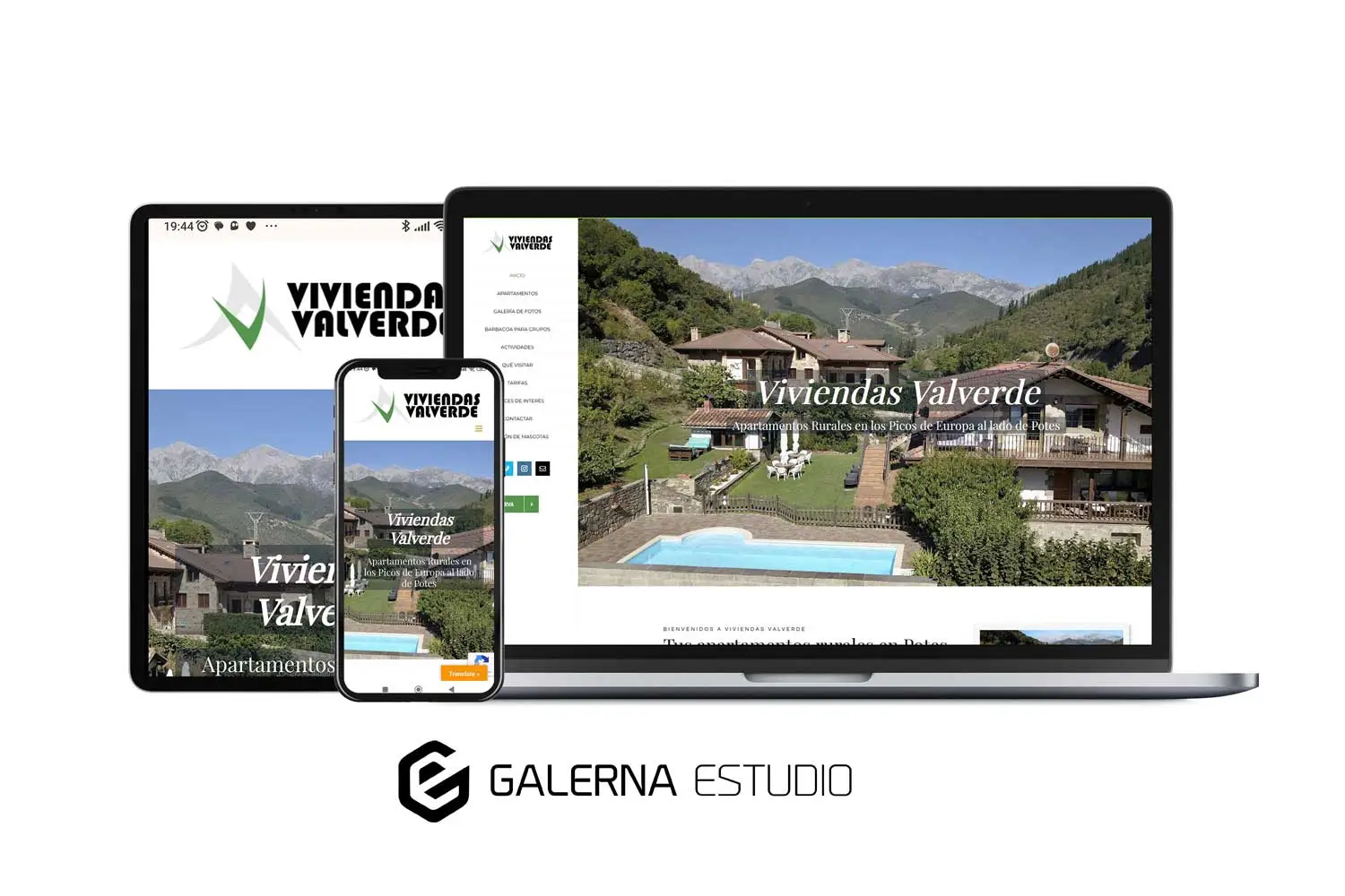 Desarrollo web WordPress viviendas rurales Cantabria
