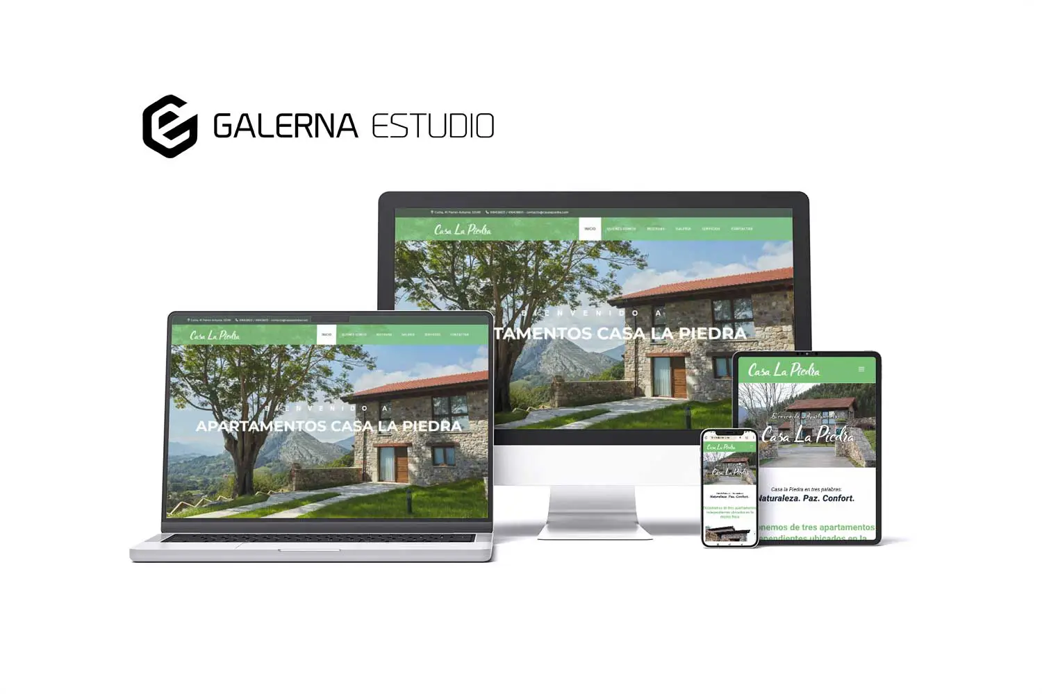 Proyecto diseño web profesional WordPress Casa La Piedra