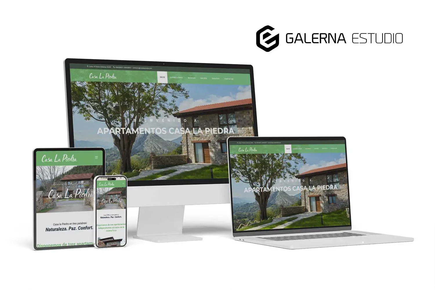 Diseño web profesional WordPress Casa La Piedra casas rurales