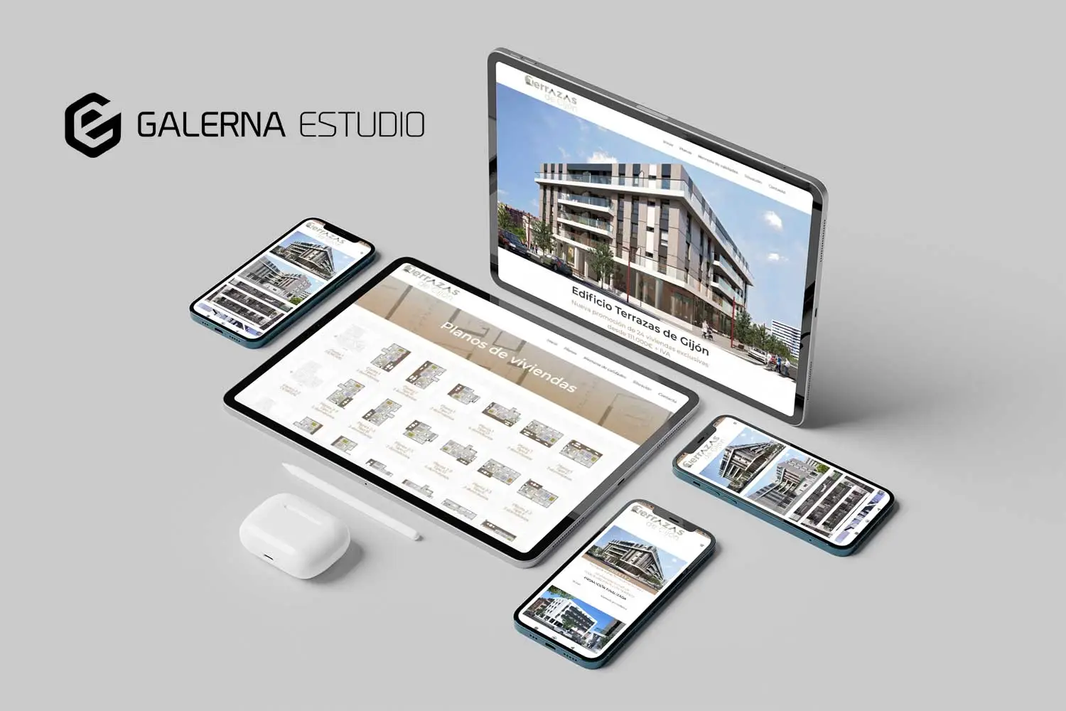 Página web WordPress adaptada a móviles Terrazas Gijón