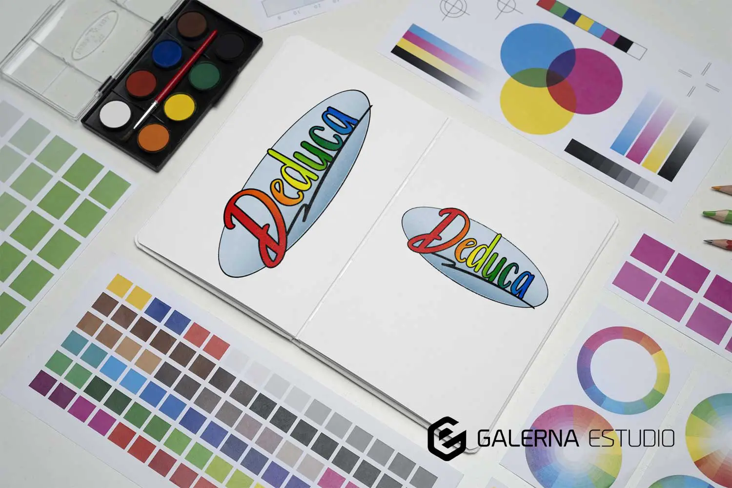Creación logotipo profesional Deduca identidad