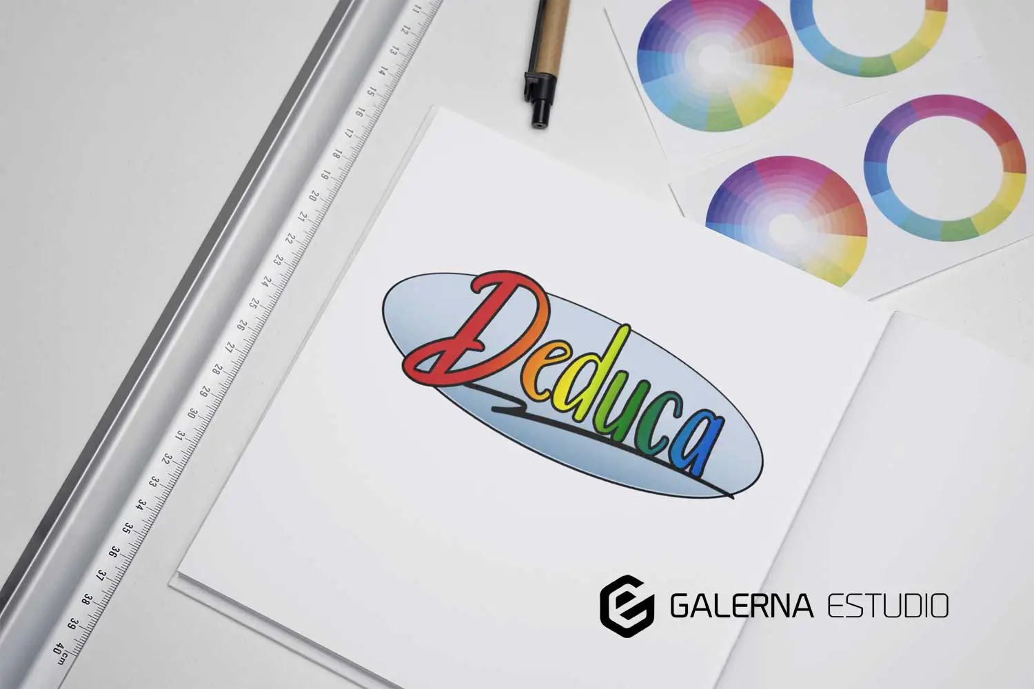 Diseño logotipo a medida Deduca