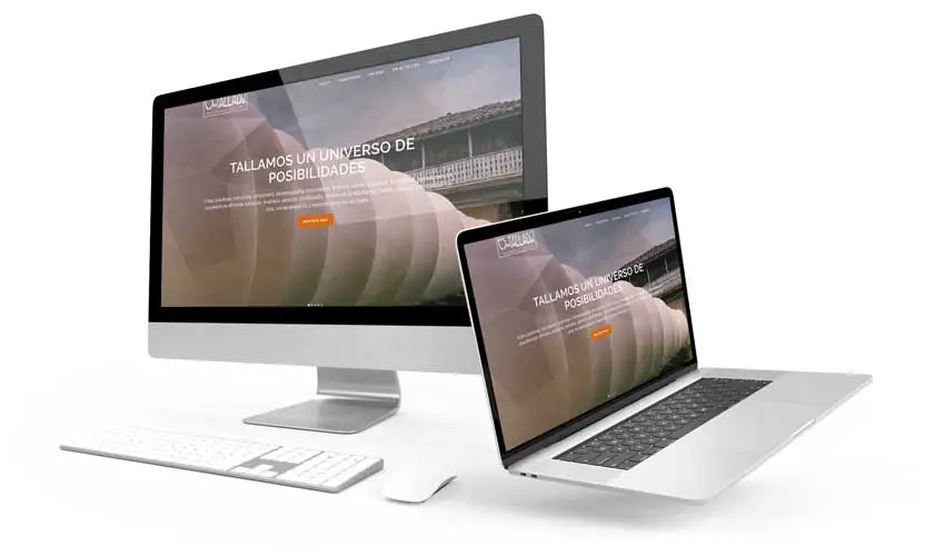 Página web WordPress responsive Es Tallado, Gijón