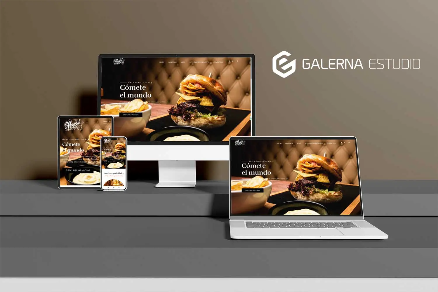 Diseño web profesional Wordpress El Maizal Food, hamburguesas gourmet Gijón