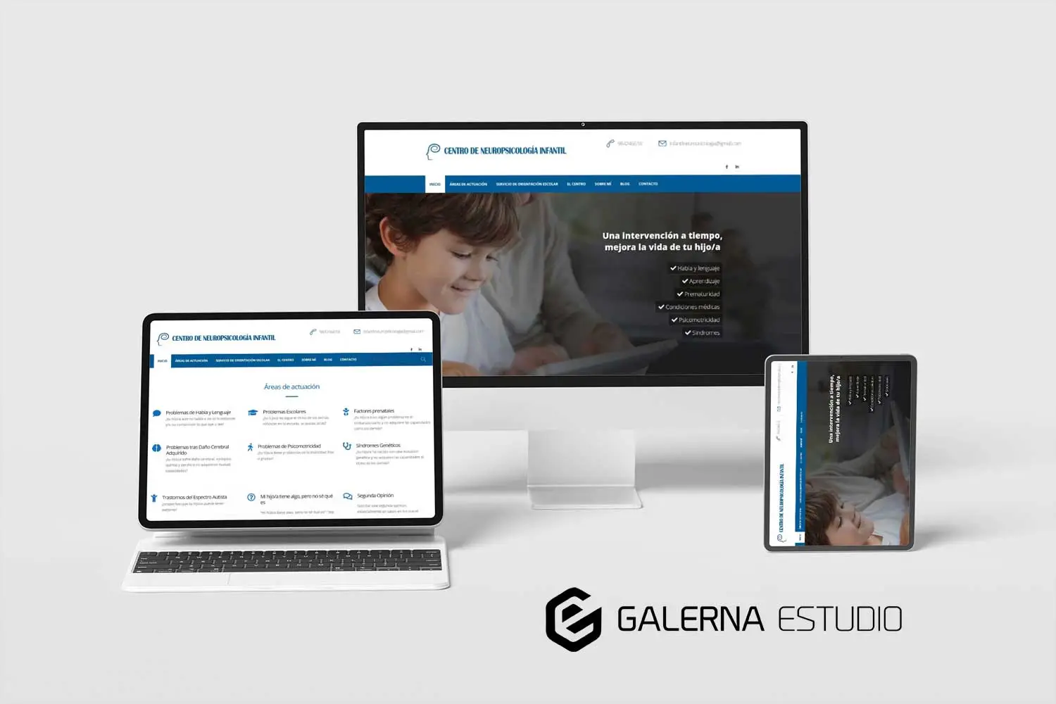 Proyecto web Wordpress consulta especializada neuropsicología infantil