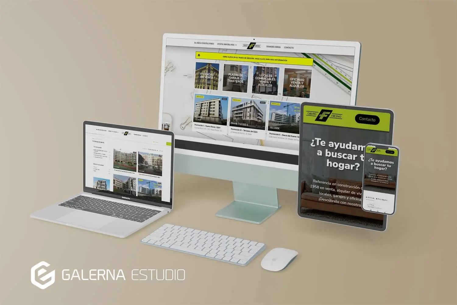 Creación web responsive Wordpress Grupo Fresno Gijón