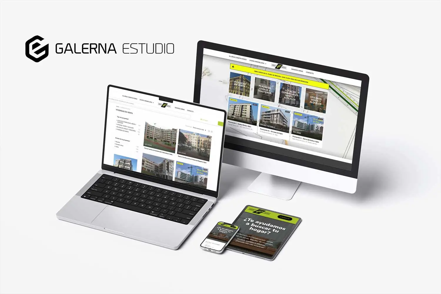 Página web Wordpress profesional inmuebles Grupo Fresno Gijón.