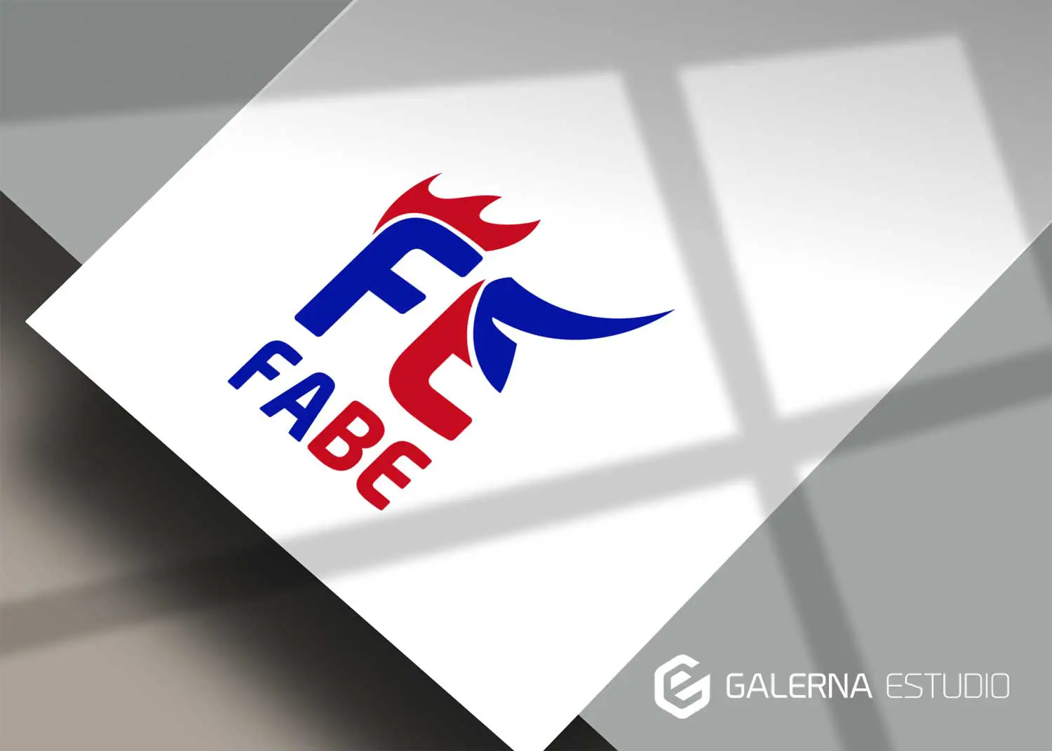 Logotipo personalizado marca personal FABE