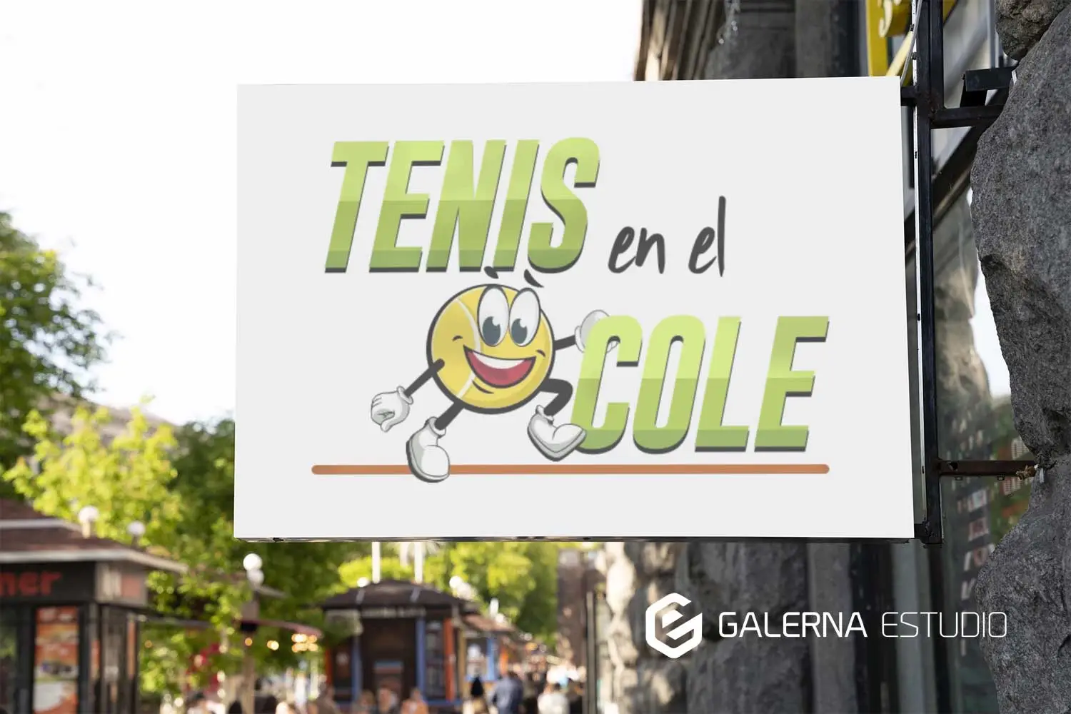 Diseño imagen corporativa infantil Escuela Tenis Uria