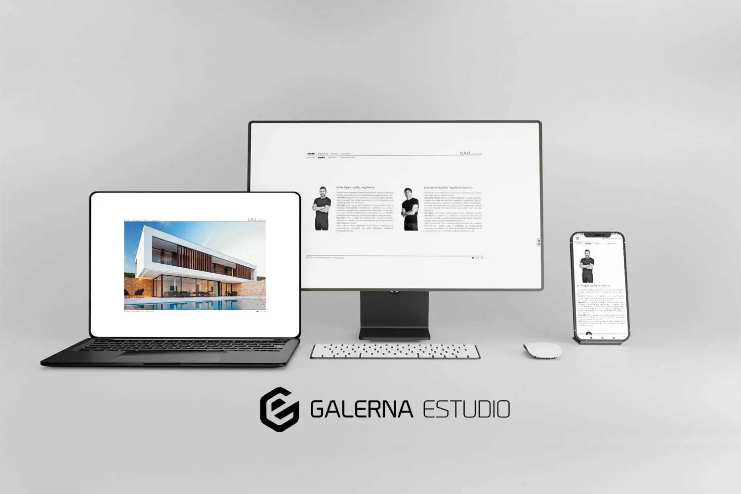 Creación página web Wordpress diseño profesional Bad Arquitectos.