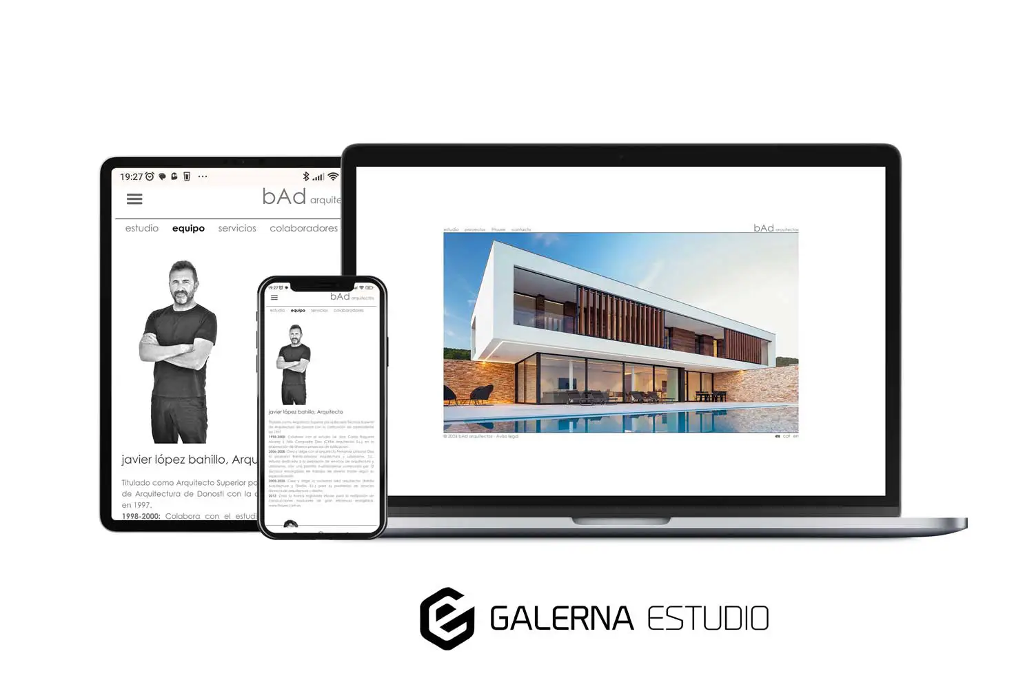 Desarrollo web Wordpress responsive estudio arquitectura Bad Arquitectos.