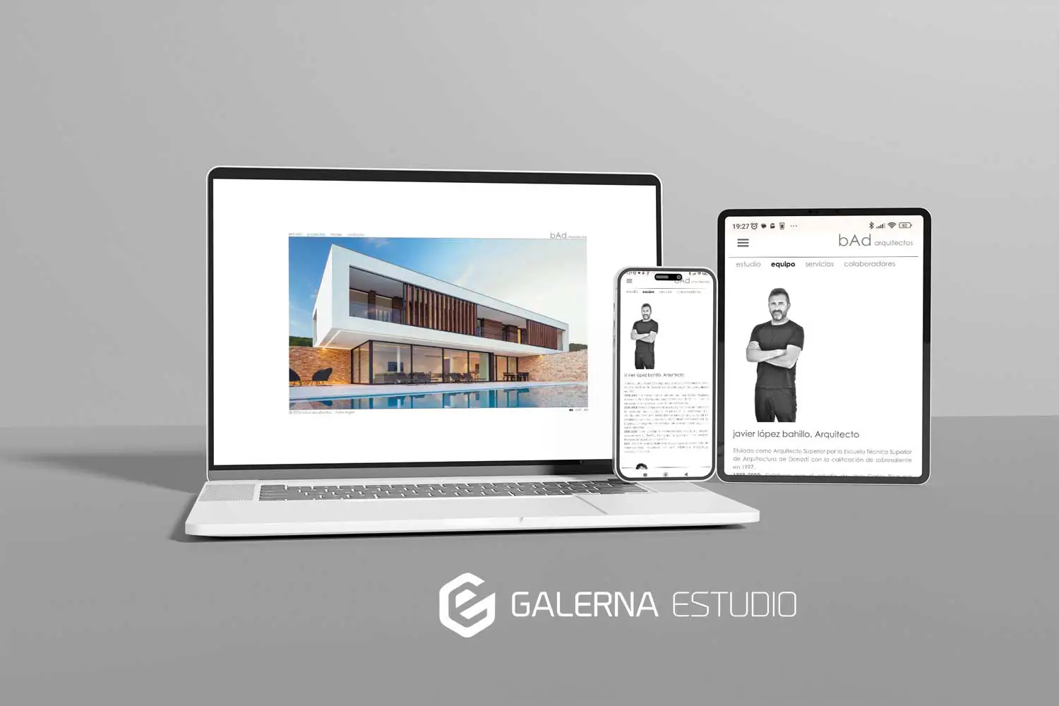 Creación página web Wordpress adaptada móviles Bad Arquitectos.