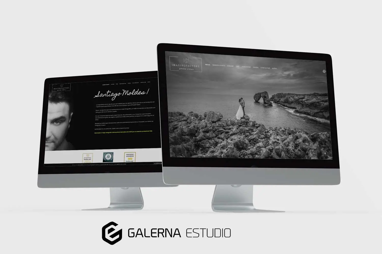 Creación página web profesional fotógrafo Santiago Moldes