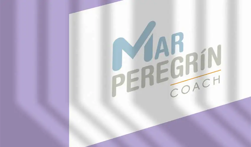 Diseño logo profesional Mar Peregrin coach
