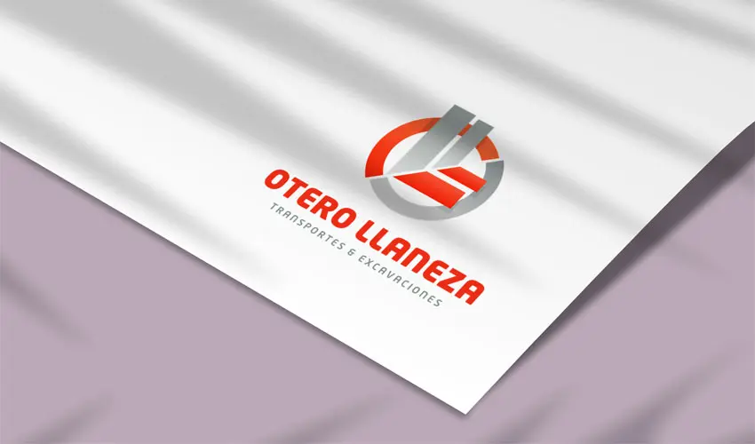 Rediseño logotipo Otero Llaneza S.L., empresa transportes asturiana