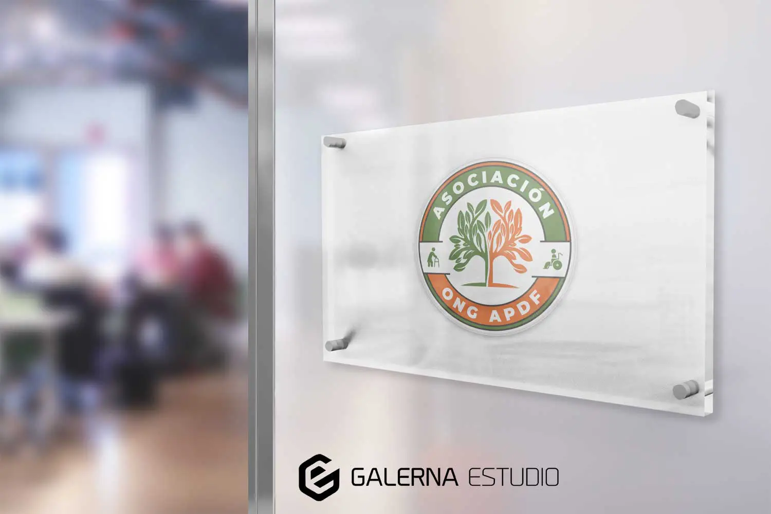 Proyecto identidad visual Asociación APDF Madrid