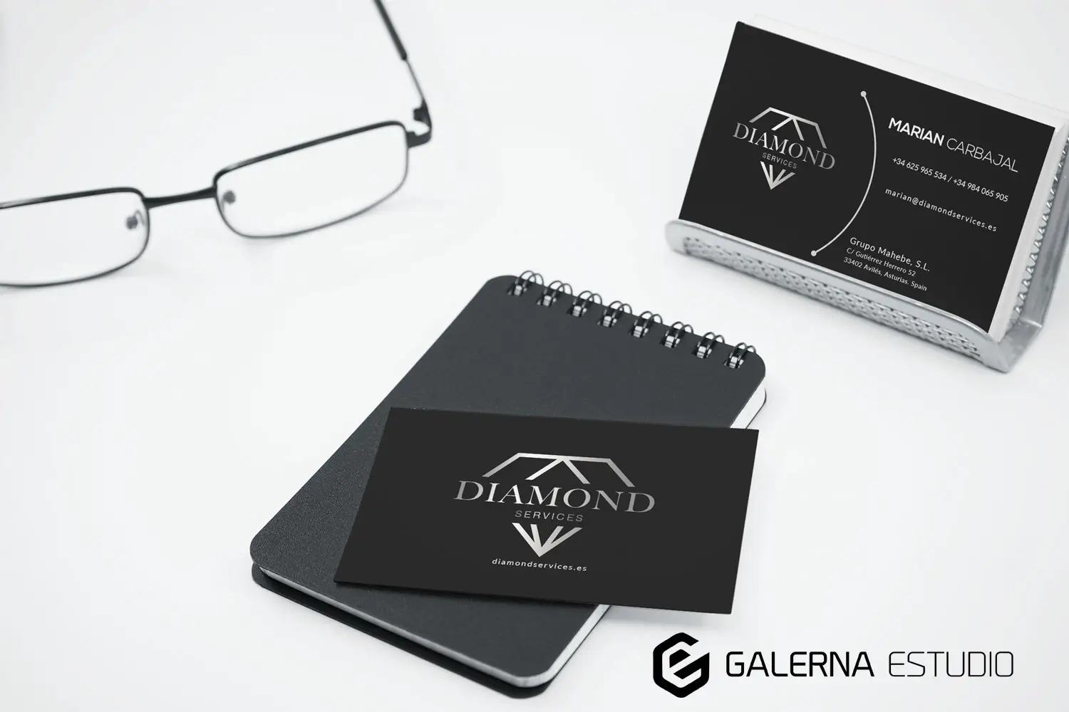 Diseño tarjetas empresa Diamond Services