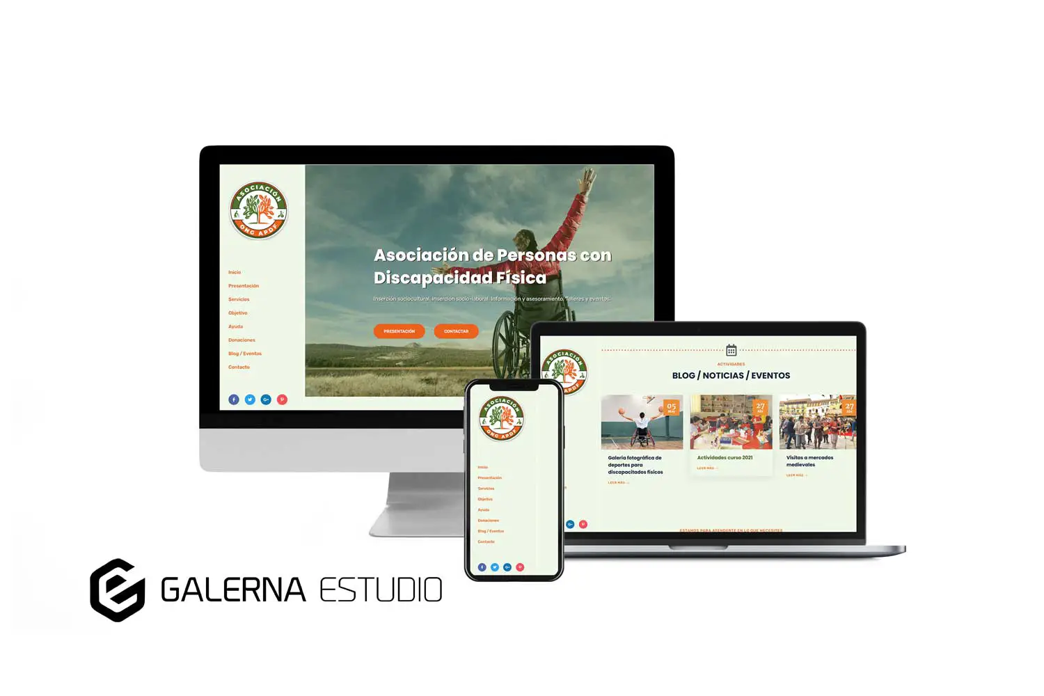 Diseño web responsive para la Asociación de Personas con Discapacidad Física en Madrid