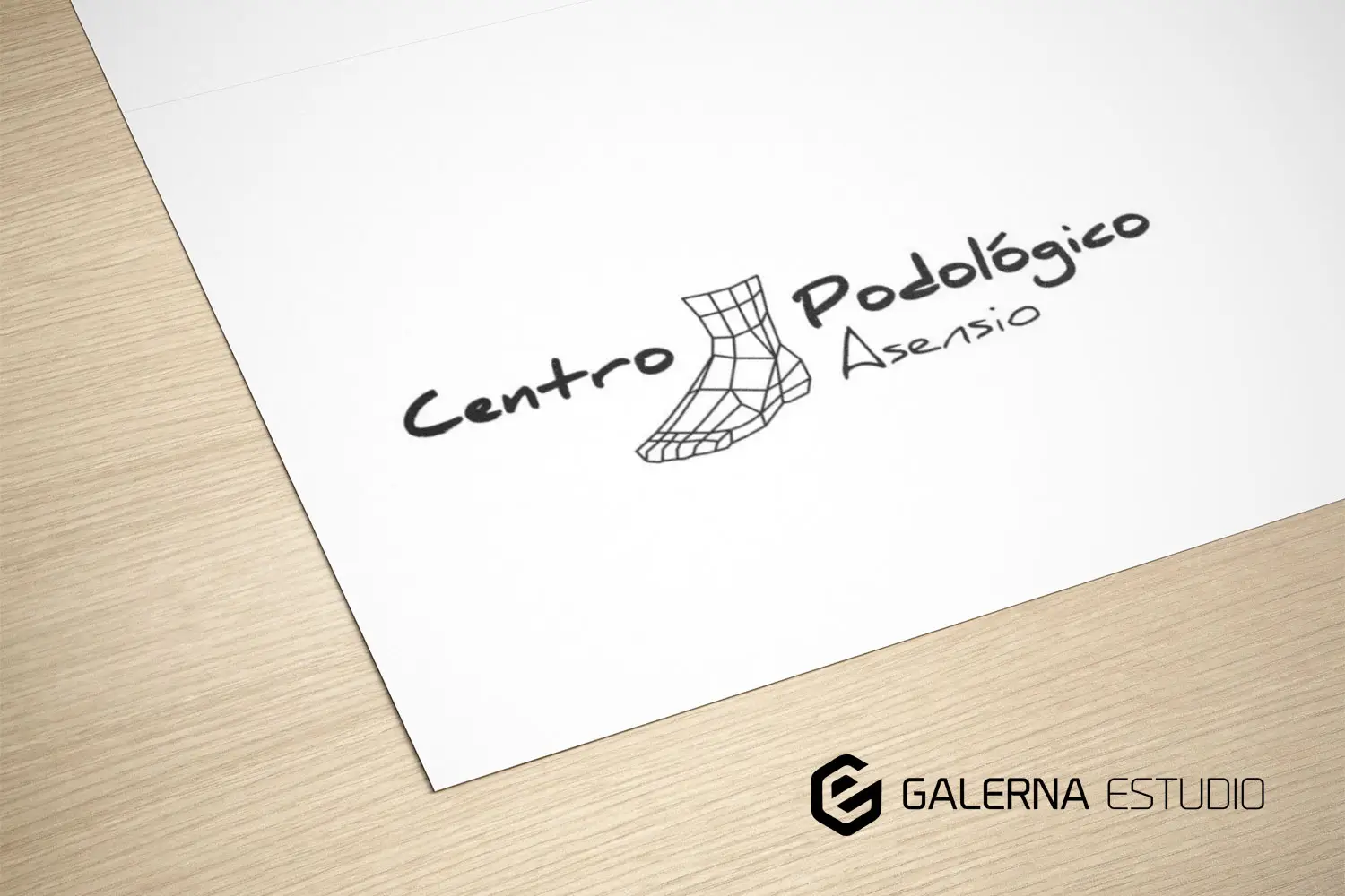 Diseño logotipo Centro Podológico Asensio Gijón