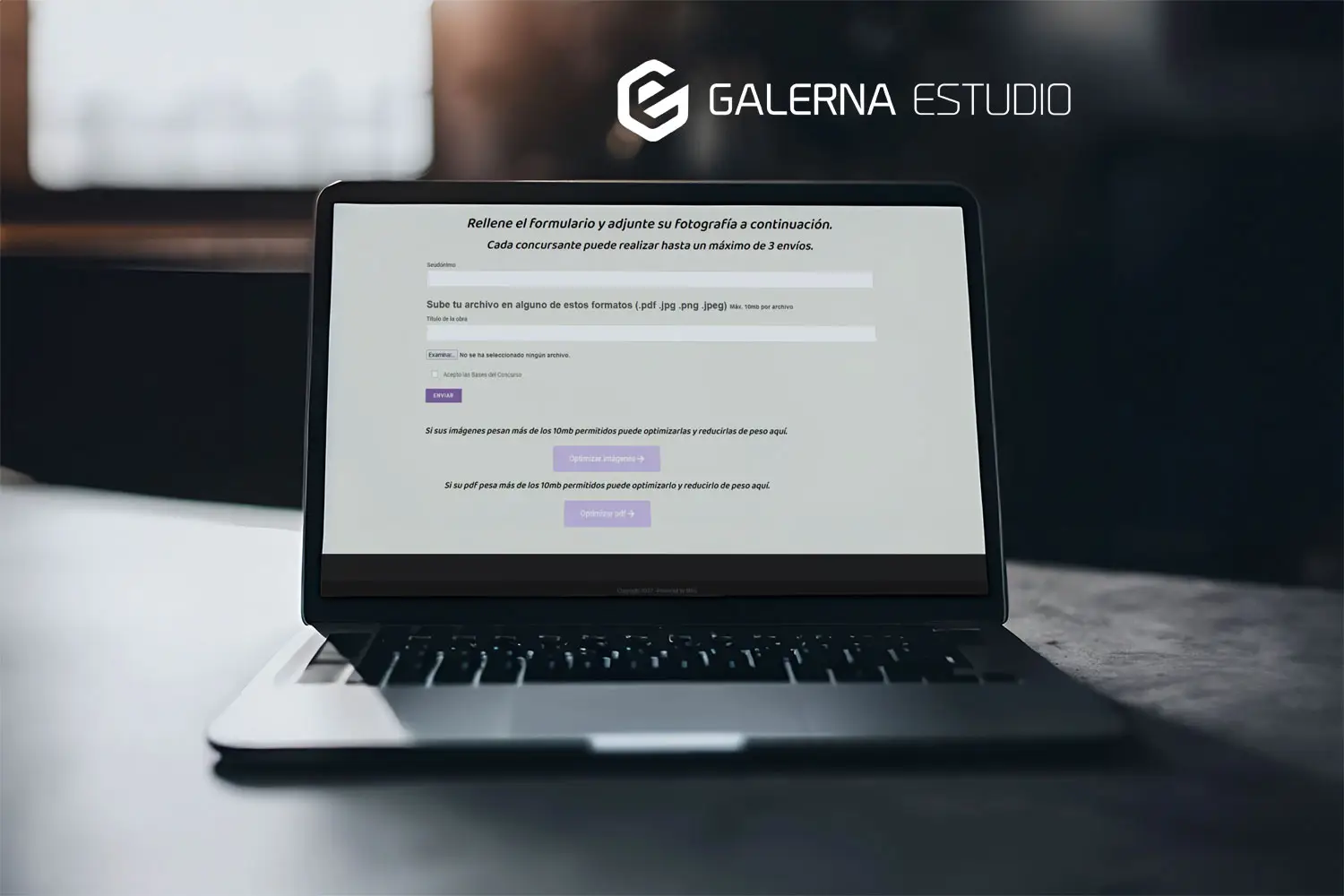 Desarrollo web concurso de fotografía en Gijón