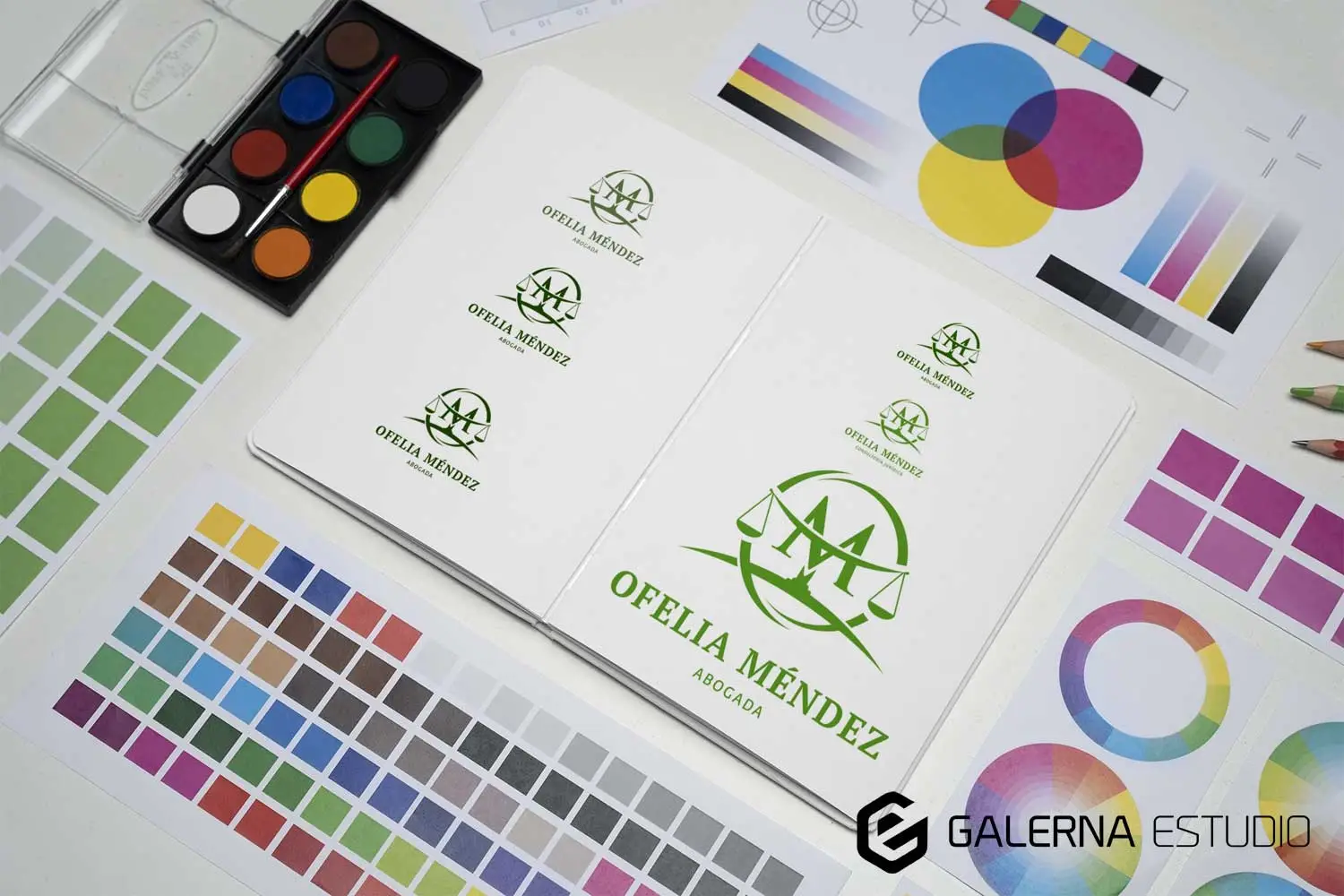 Proyecto diseño gráfico legal María Ofelia Méndez, abogada.