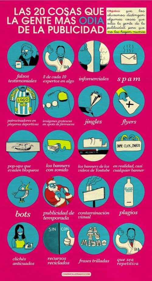 Cosas que debes evitar en tu diseño publicitario