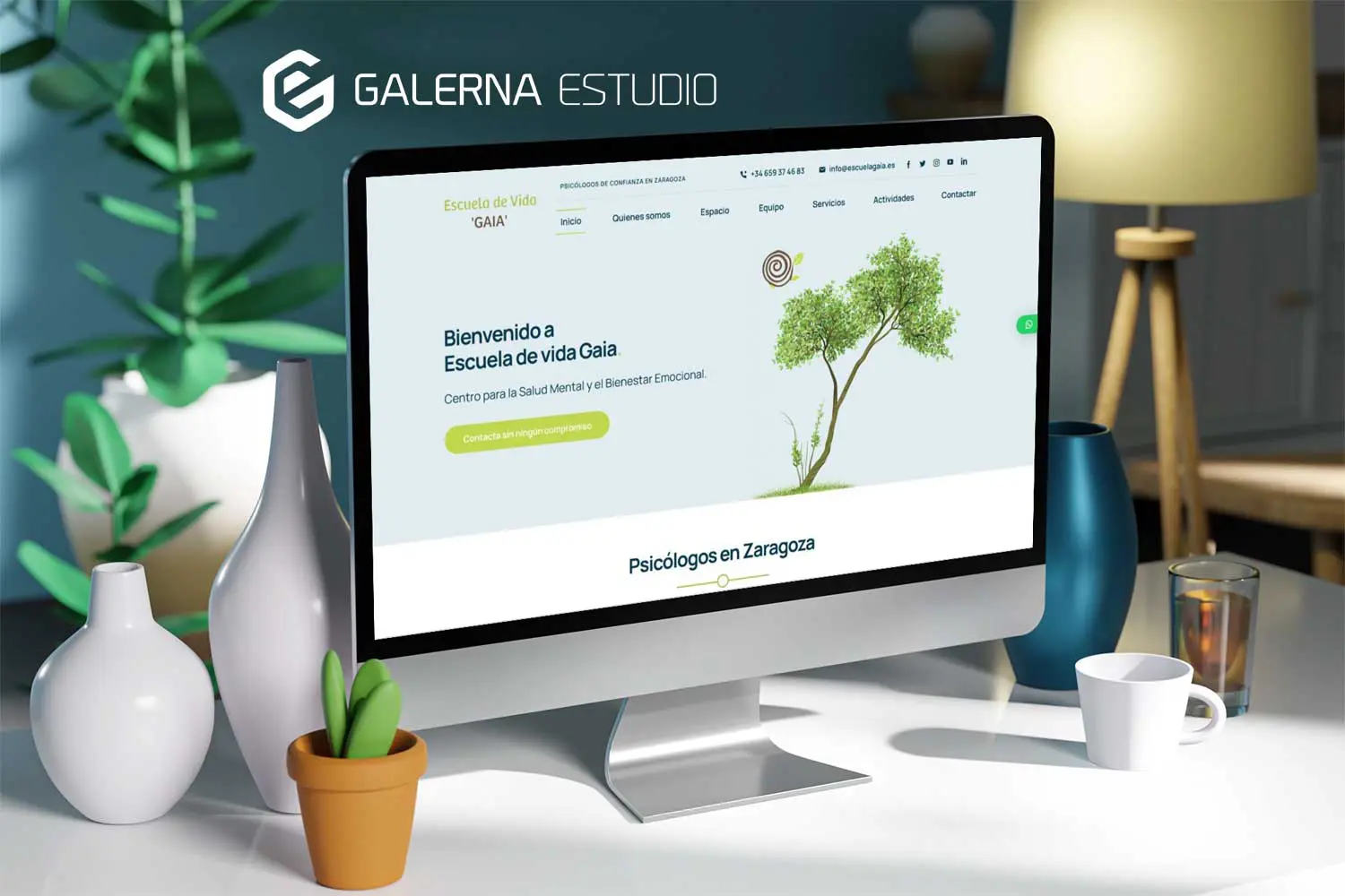 Diseño web Wordpress salud mental en Zaragoza