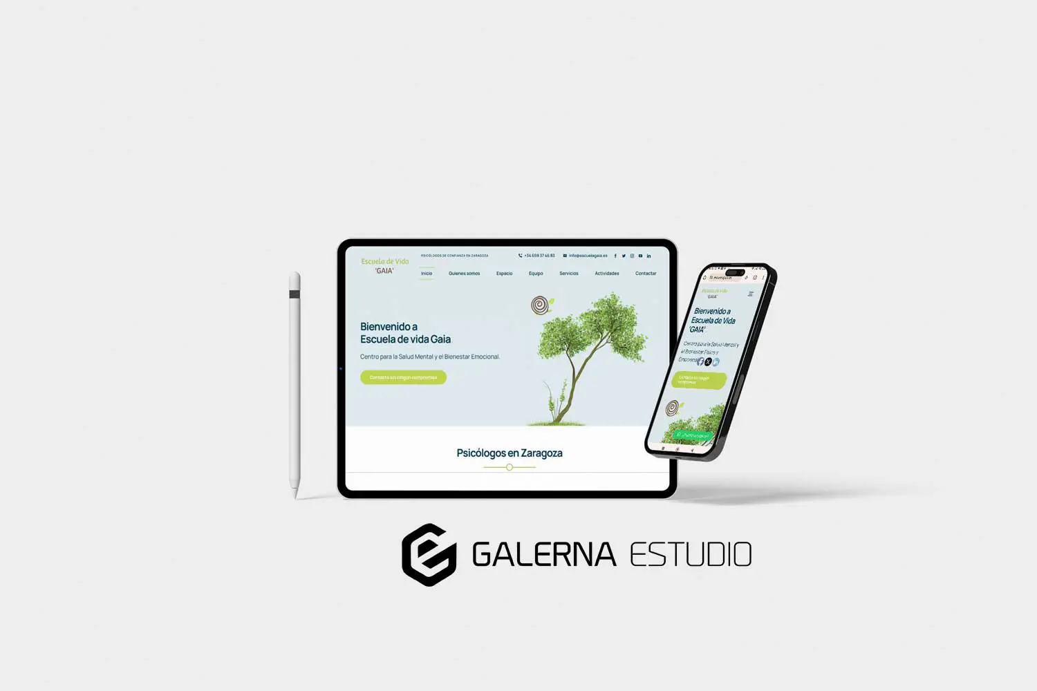 Diseño web Wordpress centro de psicología Zaragoza