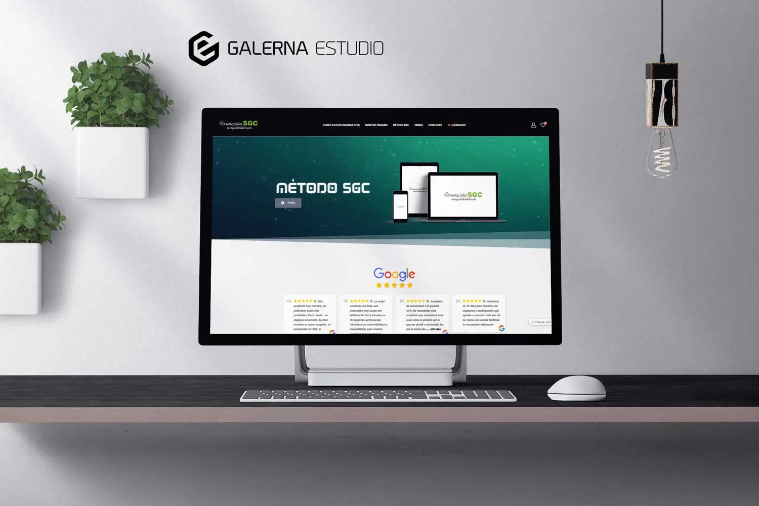Plataforma e-learning WordPress formación Guardia Civiles
