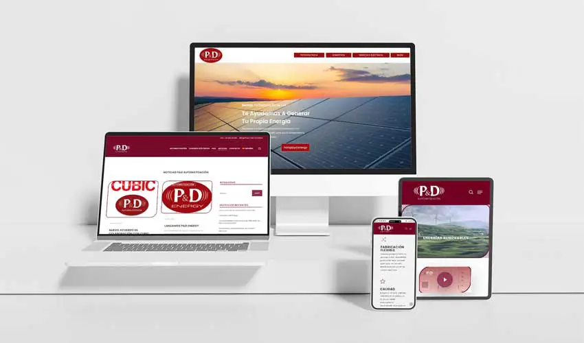 Mantenimiento web migración Wordpress Energy