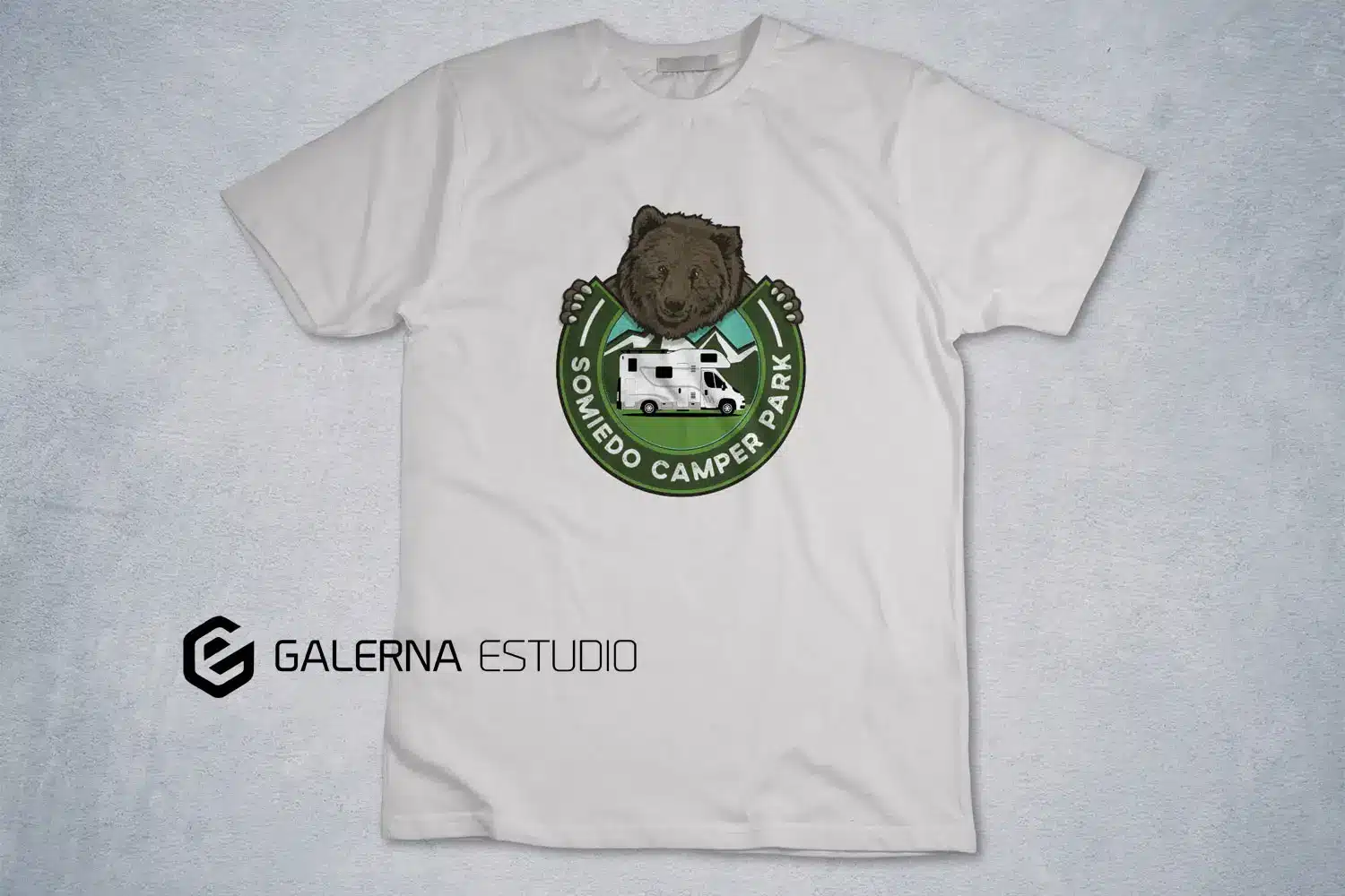 Logotipo diseño gráfico Somiedo Camper Park Asturias