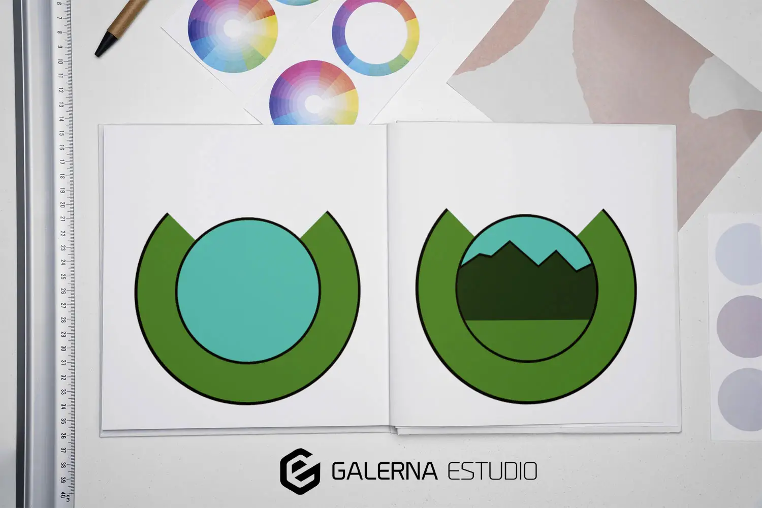 Diseño gráfico logotipo Somiedo Camper Park Asturias