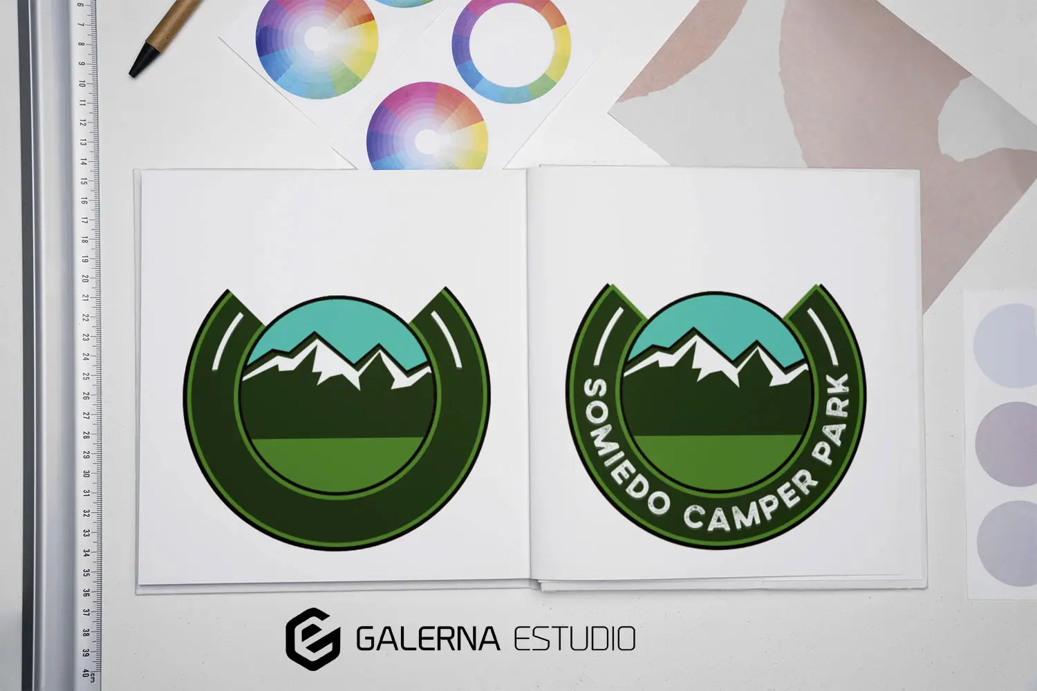Diseño identidad gráfica Somiedo Camper Park, Asturias