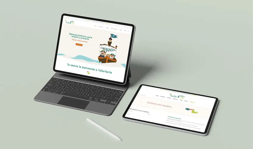 Diseño web WordPress Tallerile tienda online