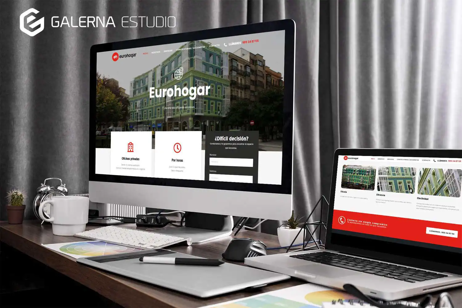 Página web Wordpress para inmobiliaria Eurohogar en Gijón