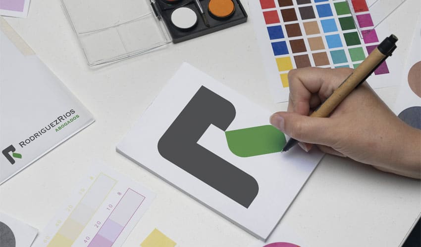 Logotipo abogados Rodríguez formato vectorial